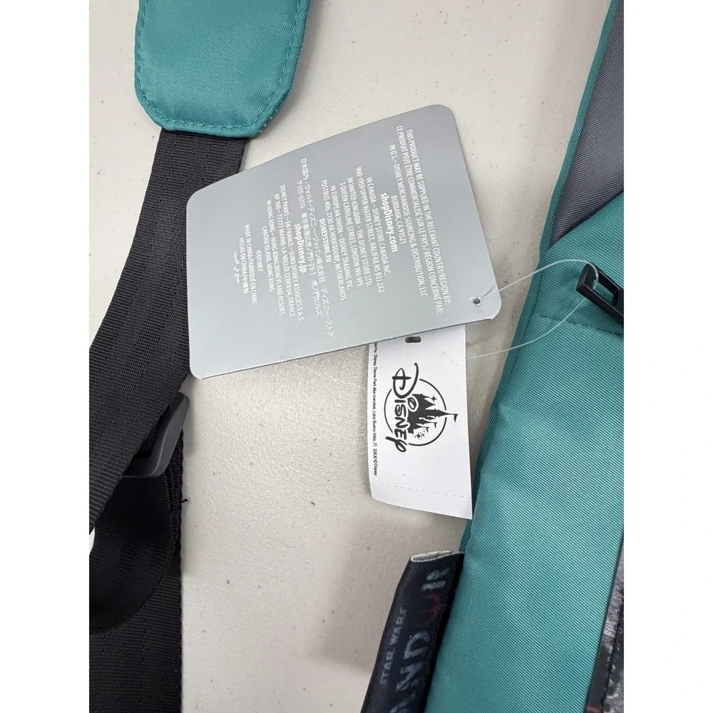 Disney Star Wars Cassian Andor Rebel Spy Sling Bag Teal Crossbody NWT